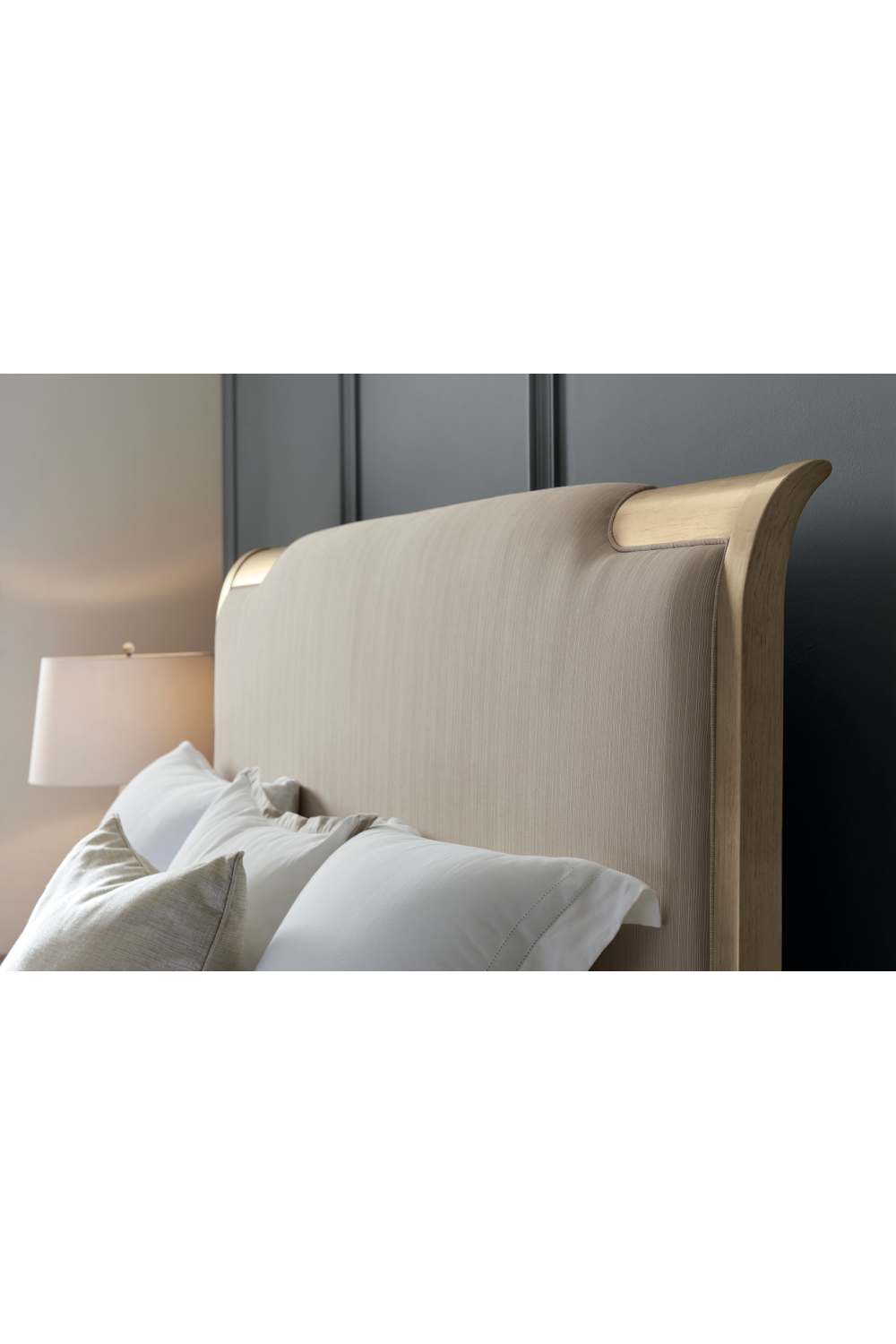 Off White Weave King Bed | Caracole Nite In Shining Armor | Oroa.com