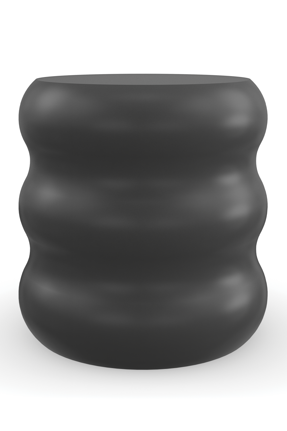 Black Wavy Side Table | Caracole Ama | Oroa.com