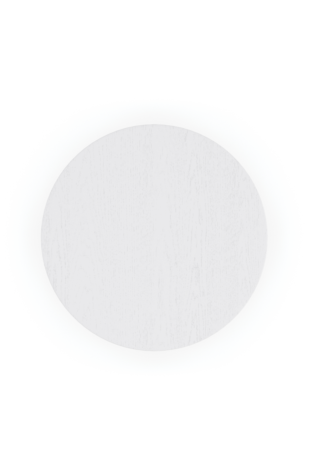 White Faceted Side Table | Caracole Eli | Oroa.com