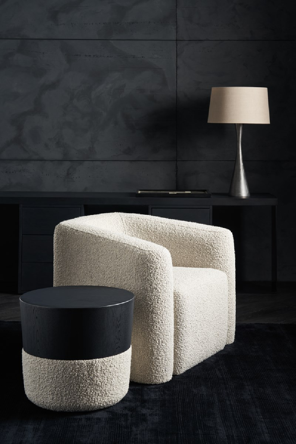 Black 6-Drawer Media Unit | Caracole Gabby | Oroa.com