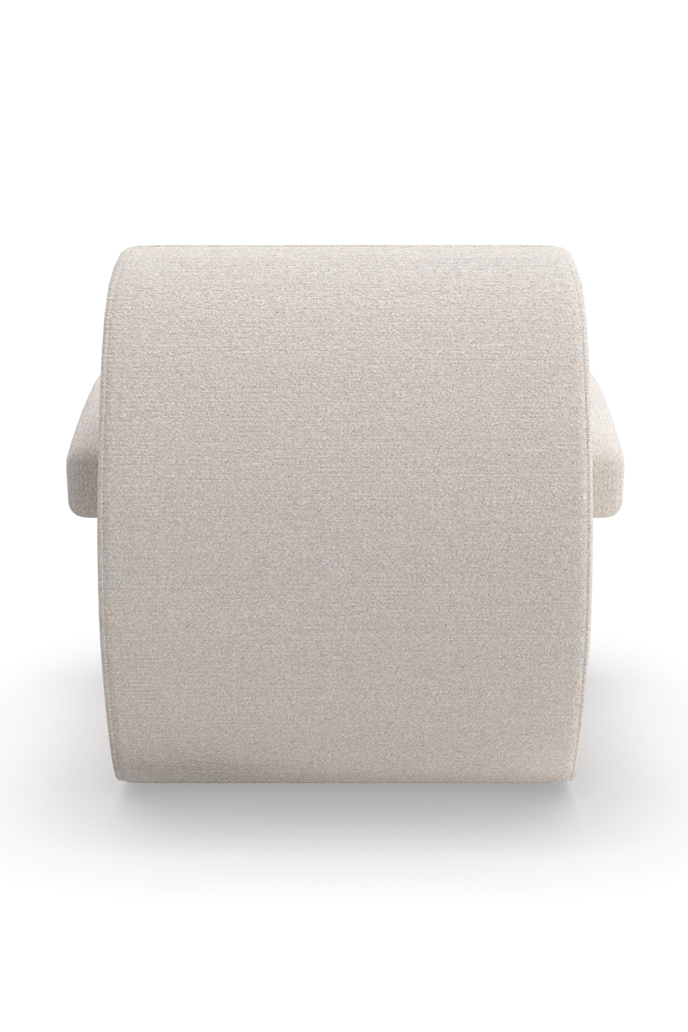 White Boucle Accent Chair | Caracole Leo | Oroa.com