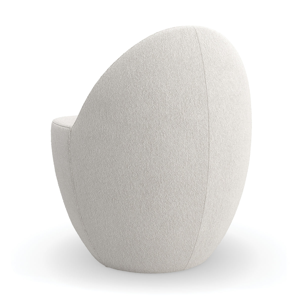 White Boucle Accent Chair | Oroa.com