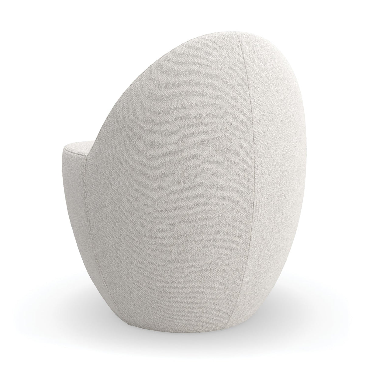 White Boucle Accent Chair – Noa – alternate view 6