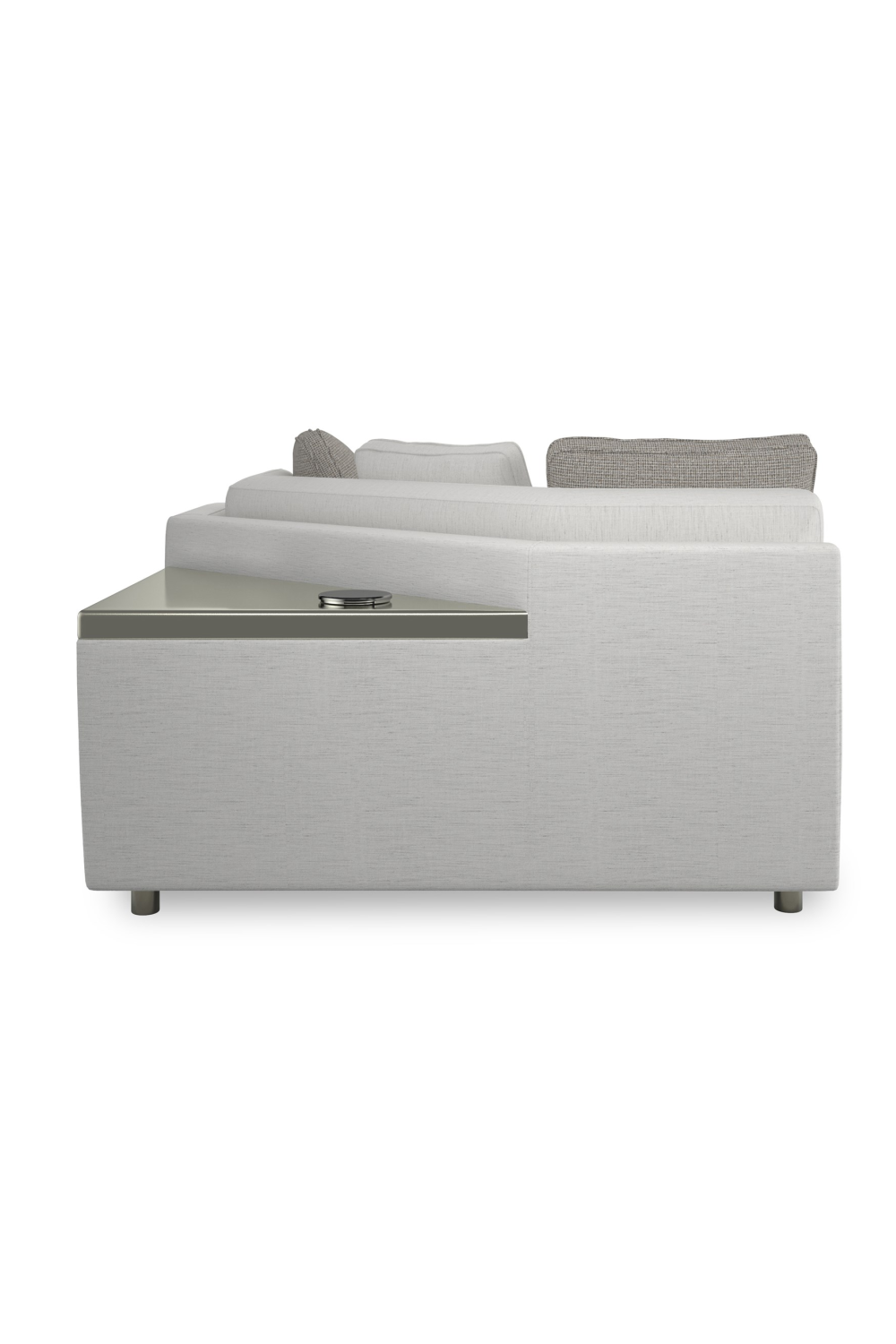 Gray Sectional Sofa | Caracole I'M Shelf-Ish | Oroa.com