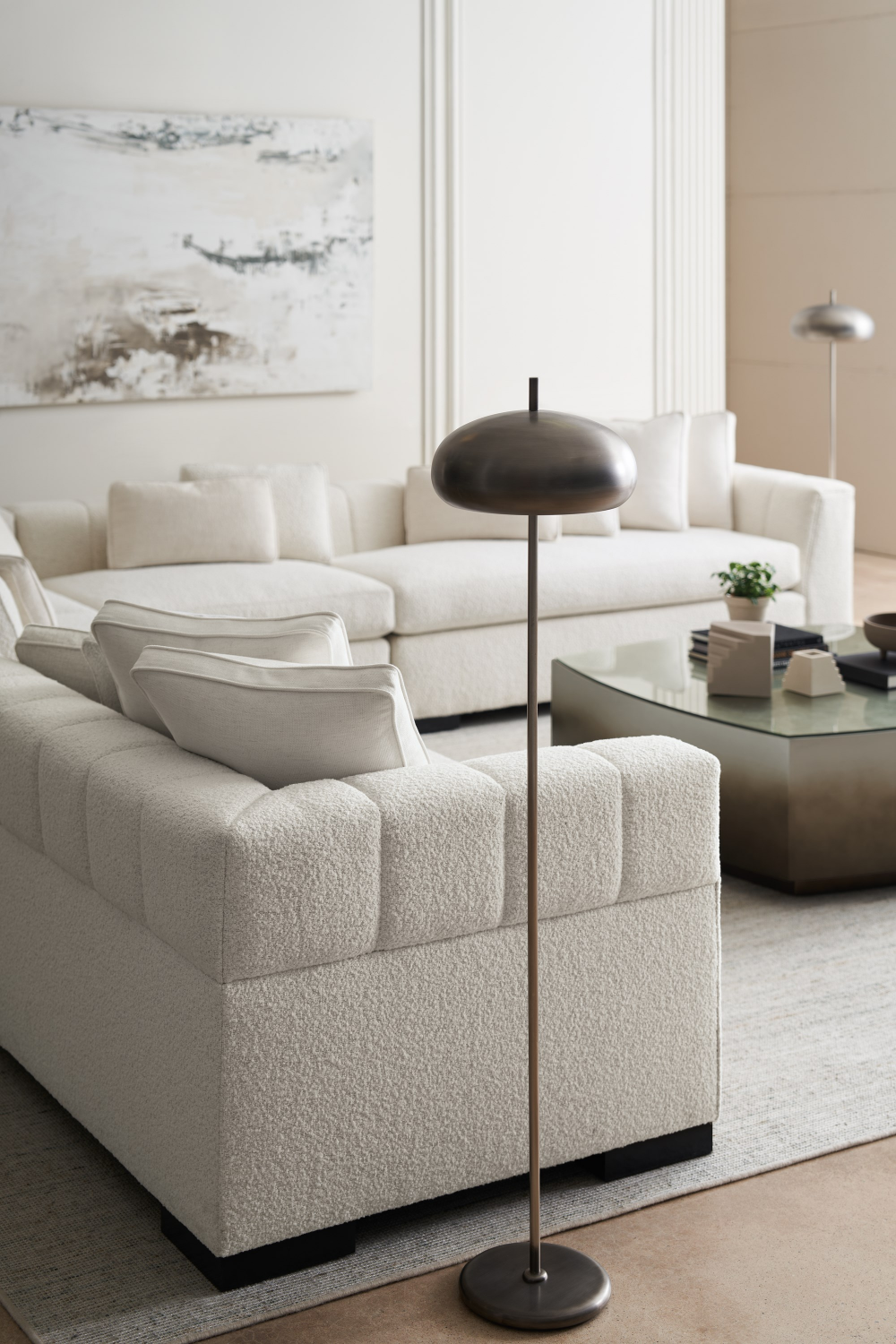 White Modern Sectional Sofa | Caracole Edge | Oroa.com