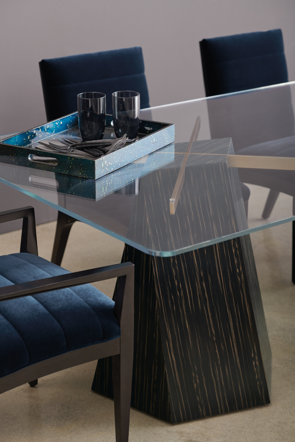 Channeled Dining Armchairs (2) | Caracole Edge | Oroa.com