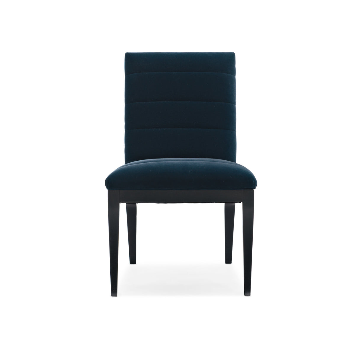Blue Channeled Side Chair Set (2) | Caracole Edge