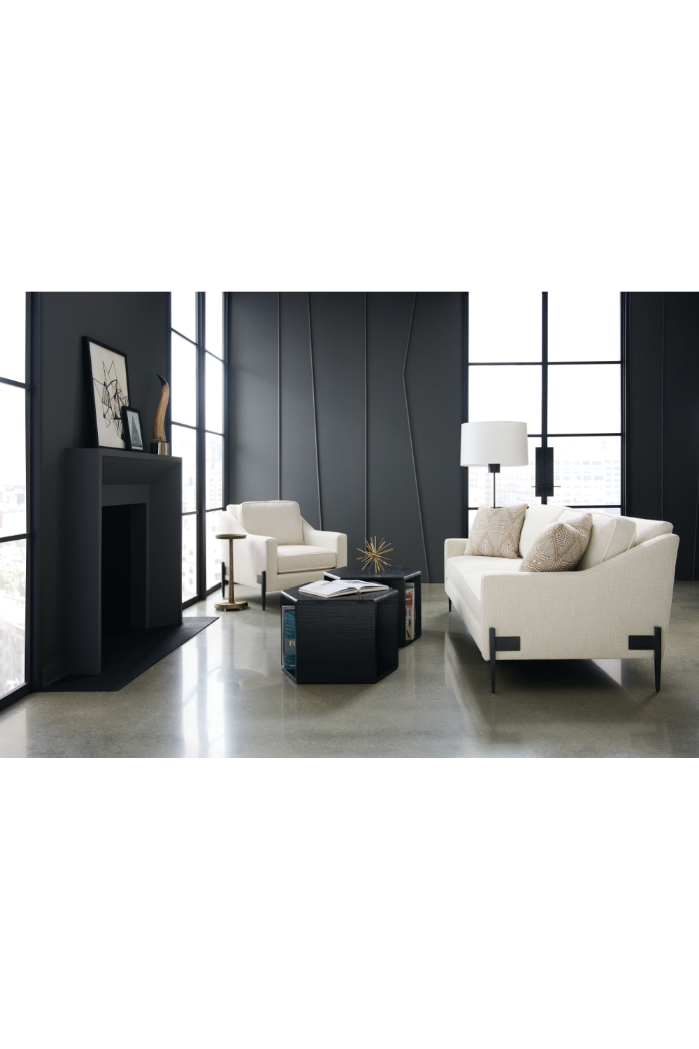 Modern Lounge Armchair | Caracole Remix | Oroa.com