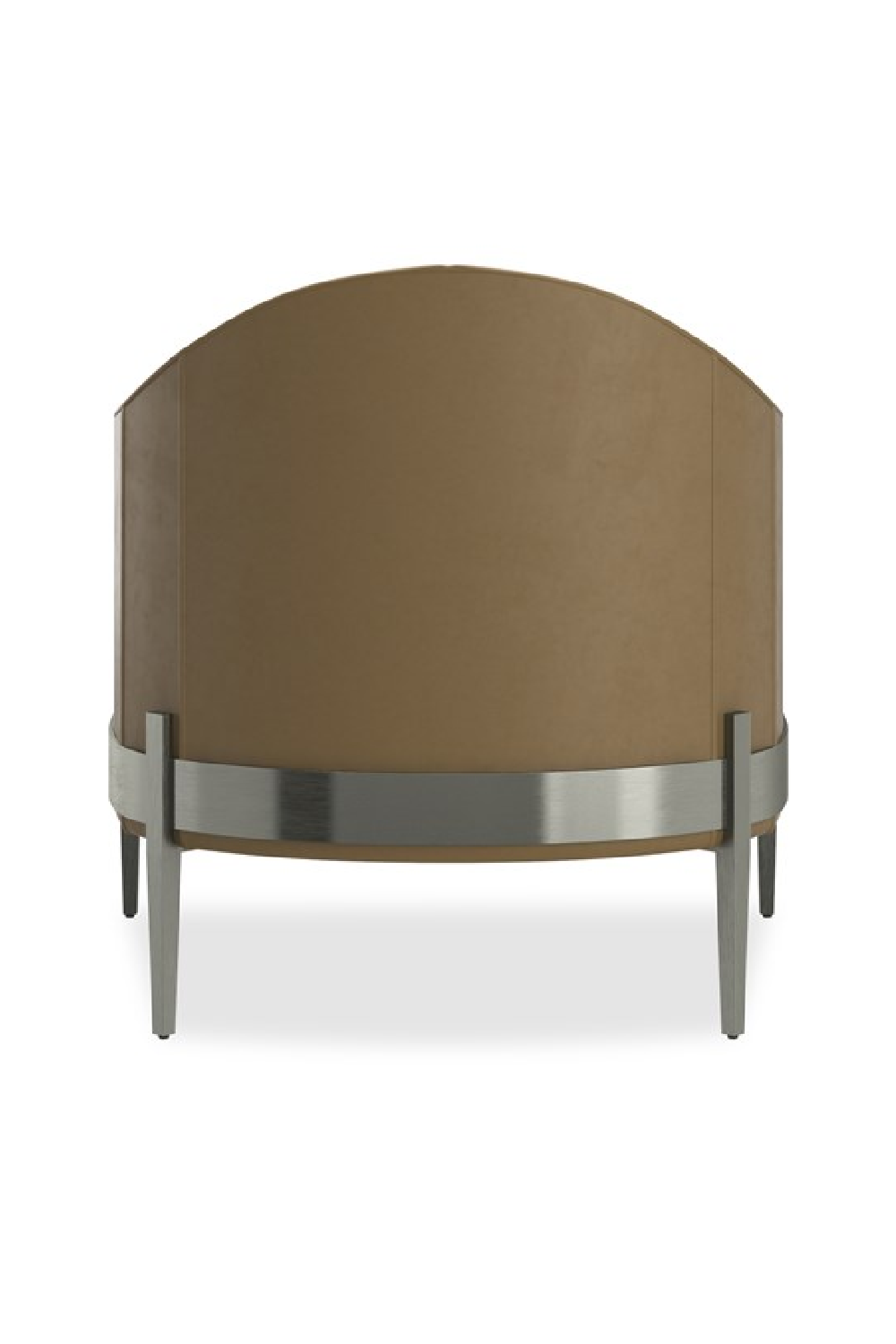 Brown Leather Accent Chair | Caracole Rebound | Oroa.com