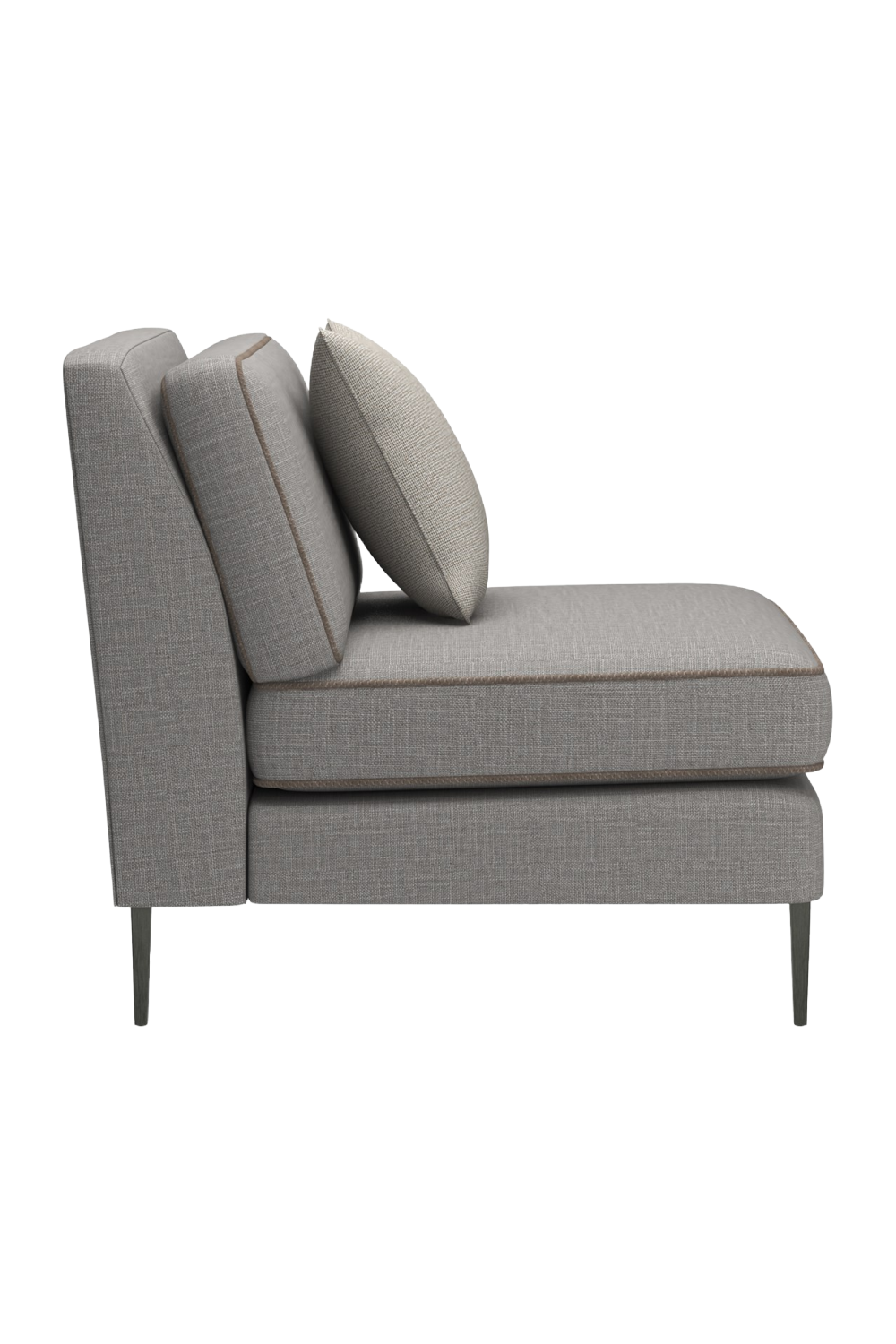 Gray Wool Blend Modular Chair | Caracole Remix | Oroa.com