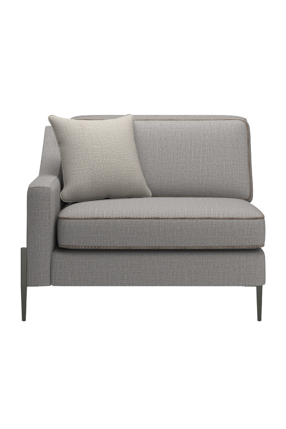 Gray Wool Blend Modular Chair | Caracole Remix | Oroa.com