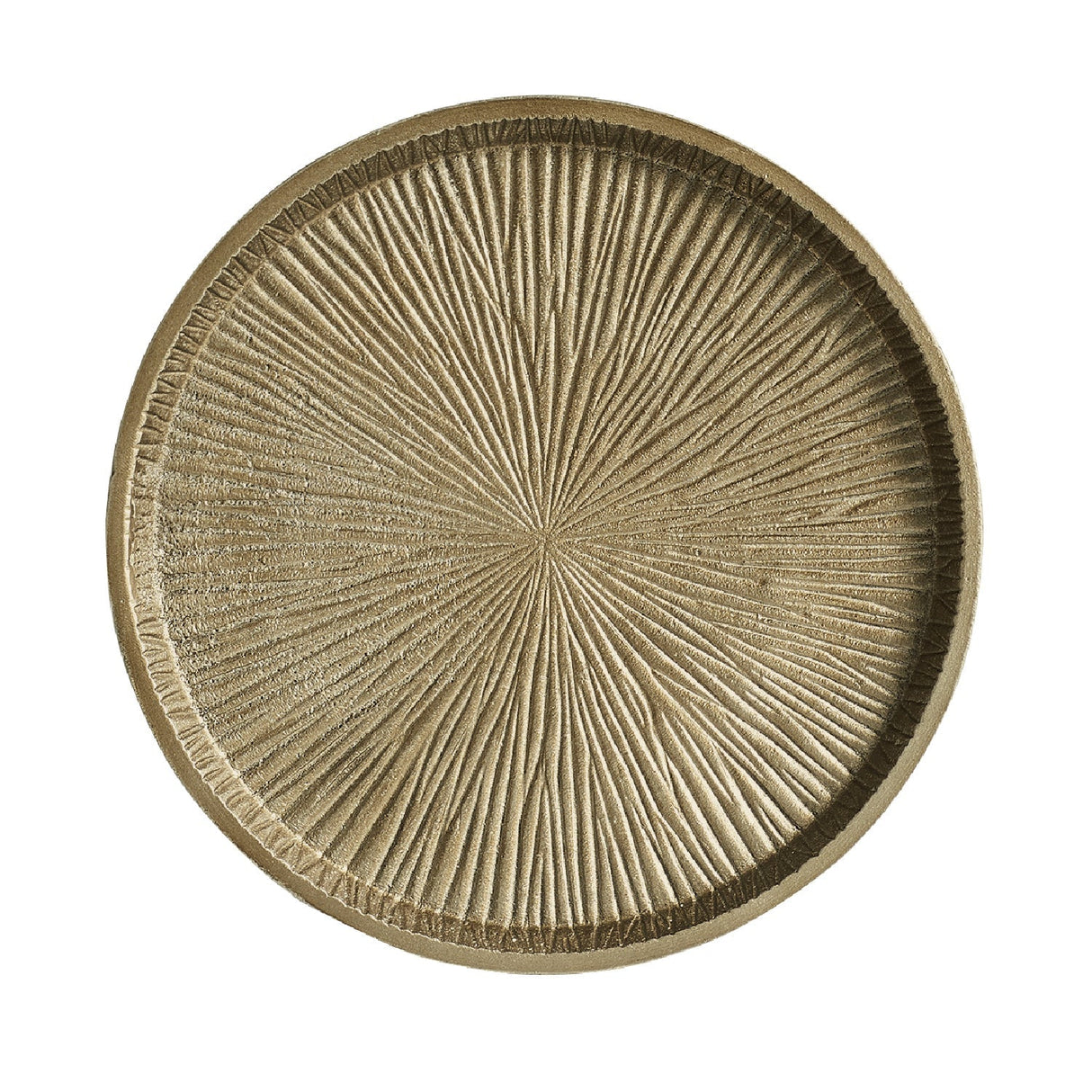 Bronze Metal End Table – Remix – side view