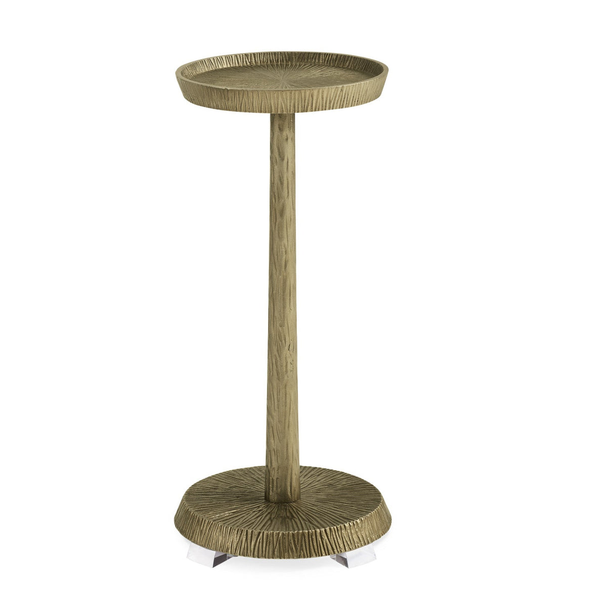 Bronze Metal End Table – Remix – front view
