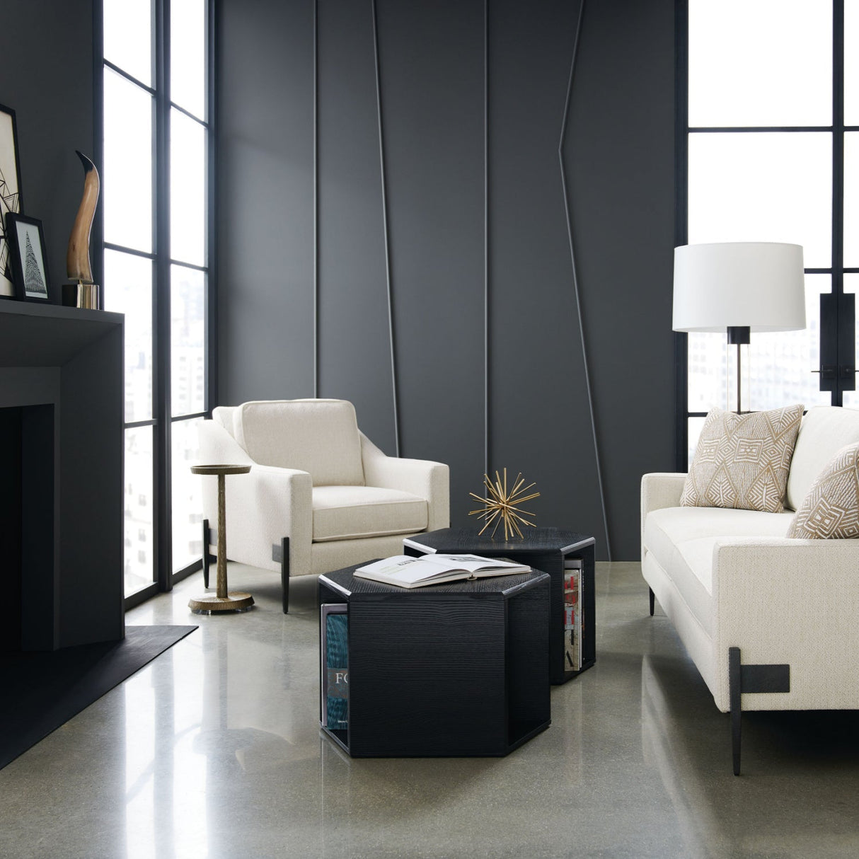 Bronze Metal End Table – Remix – alternate view 5