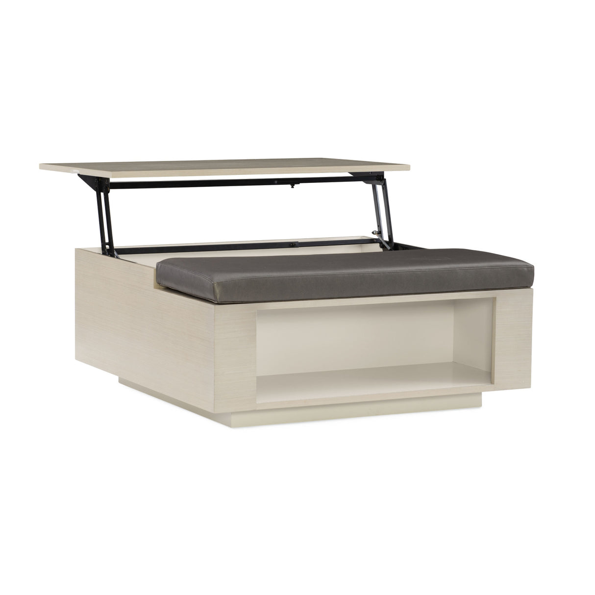 Taupe Lift-Top Coffee Table – Repetition – front view