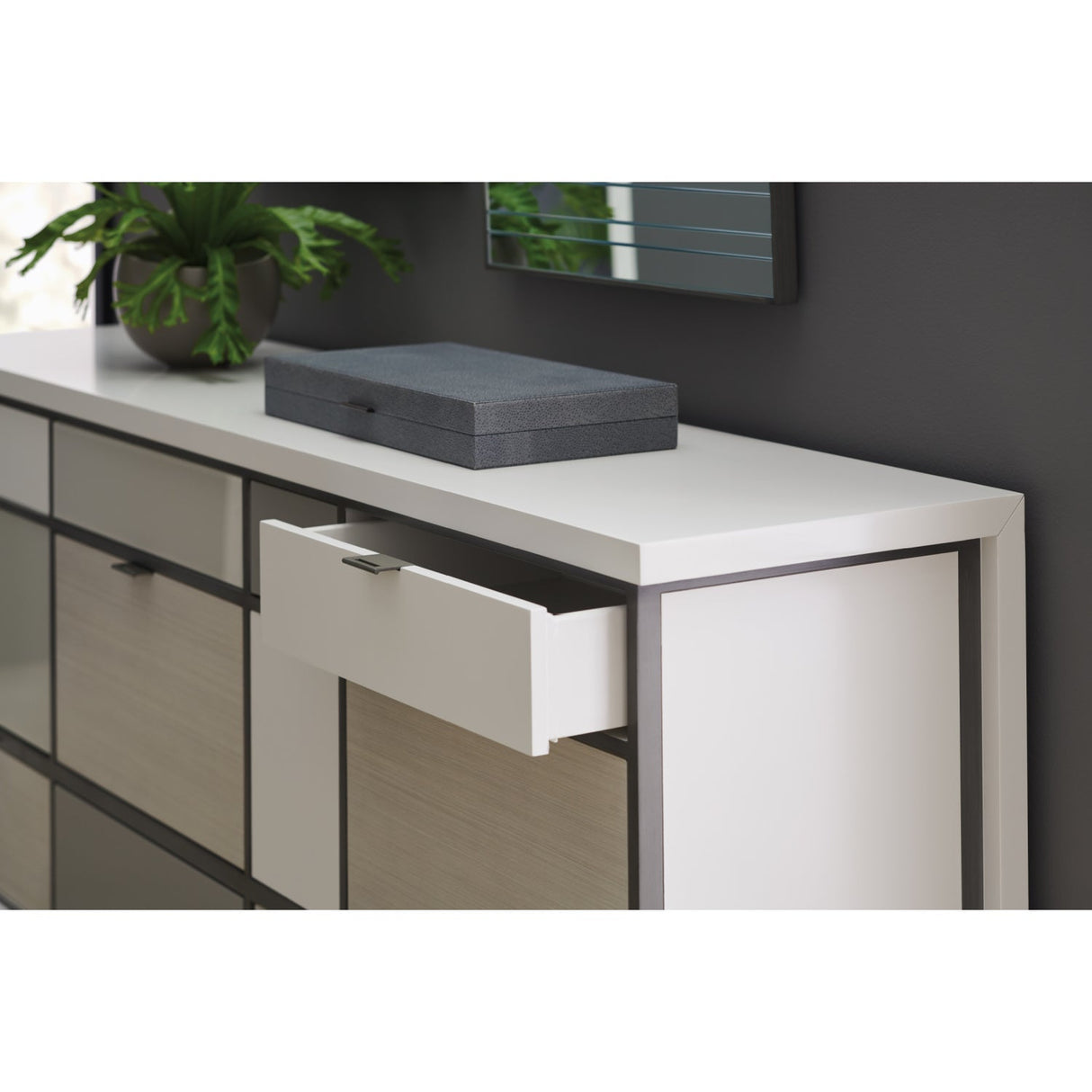 Checkerboard Glass 8-Drawer Sideboard – Repetition – alternate view 7