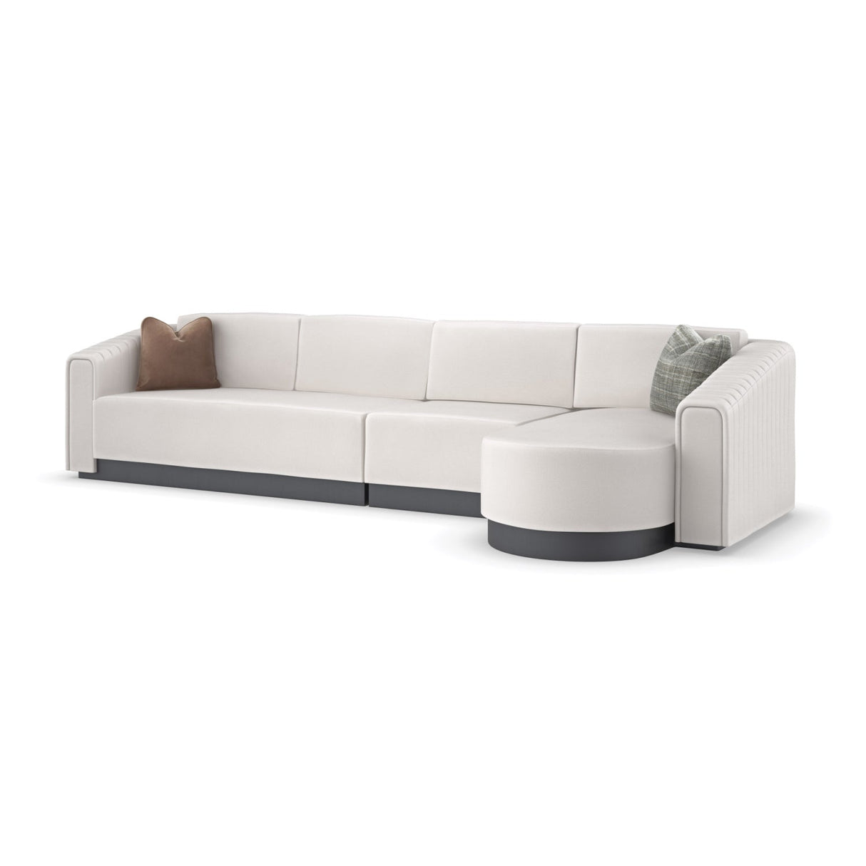 Twill Right-Armed Chaise Lounge – La Moda – alternate view 6