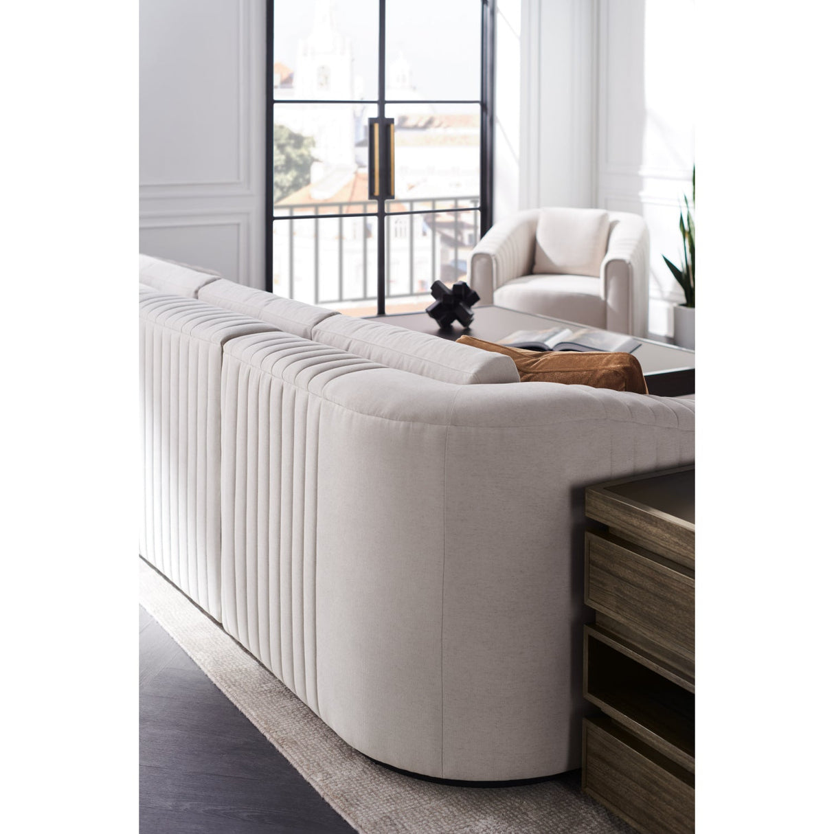 Twill Right-Armed Loveseat – La Moda – alternate view 14