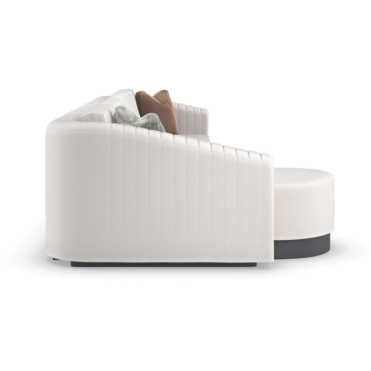 Twill Right-Armed Loveseat – La Moda – alternate view 8