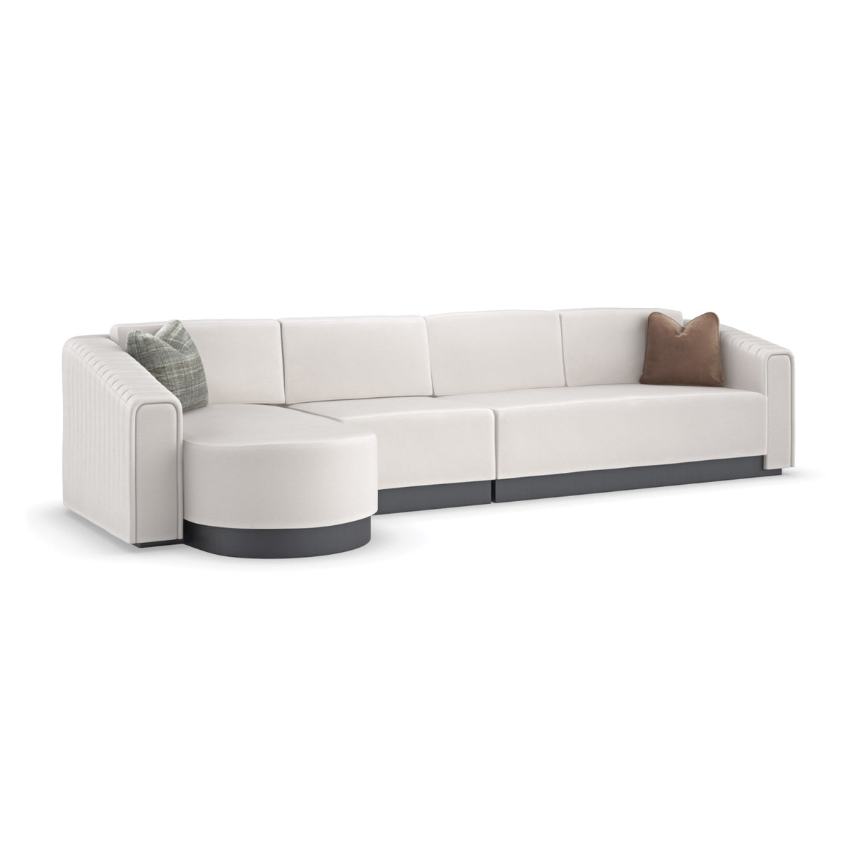 Twill Right-Armed Loveseat – La Moda – alternate view 9