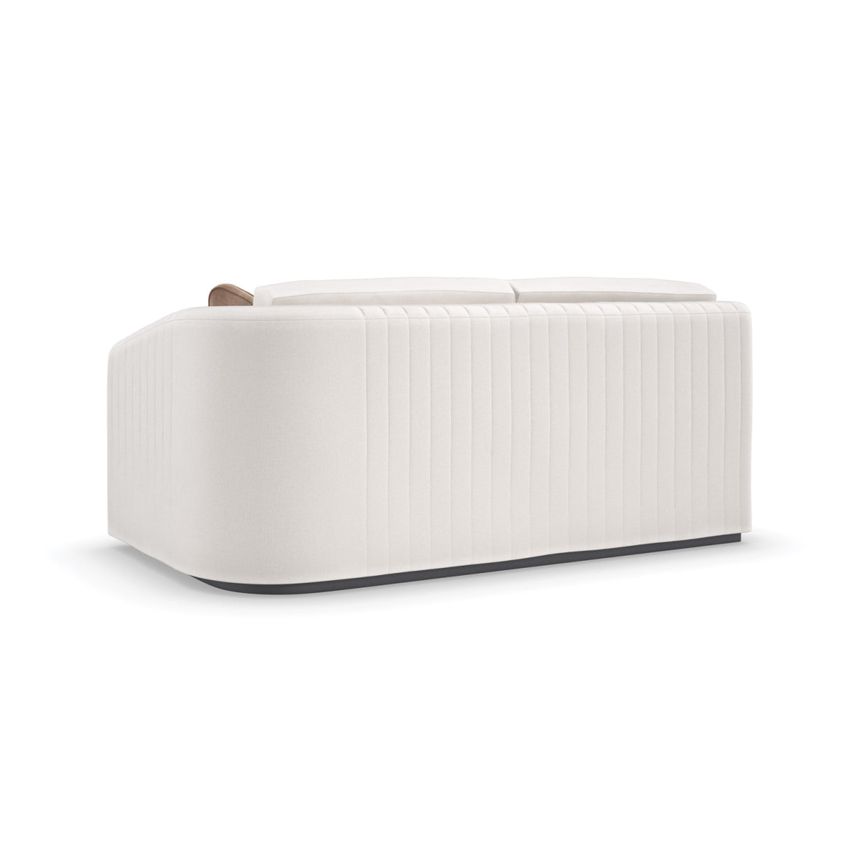 Twill Right-Armed Loveseat – La Moda – rear view