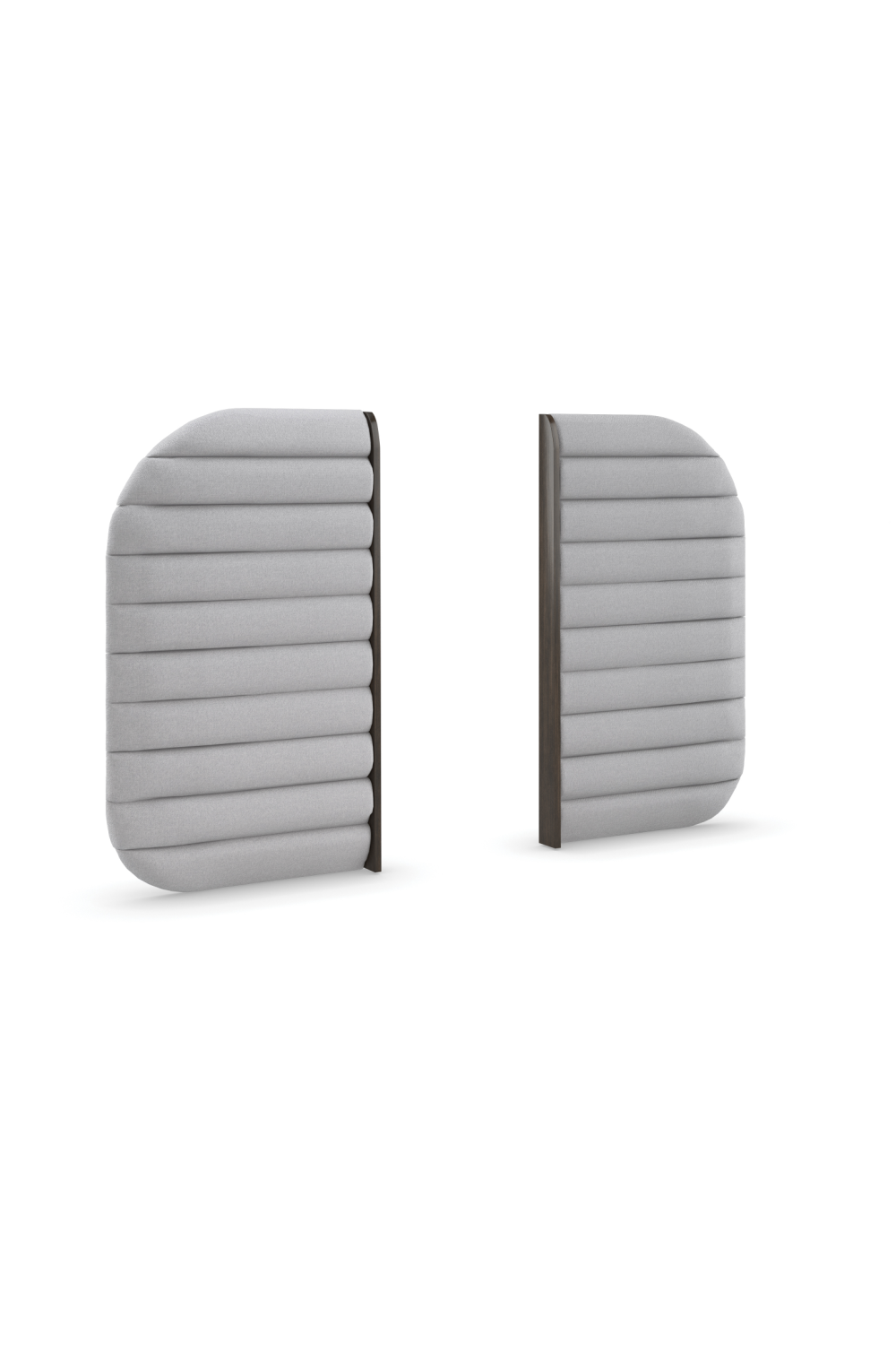 Gray Channeled Bed Side Panels | Caracole La Moda | Oroa.com