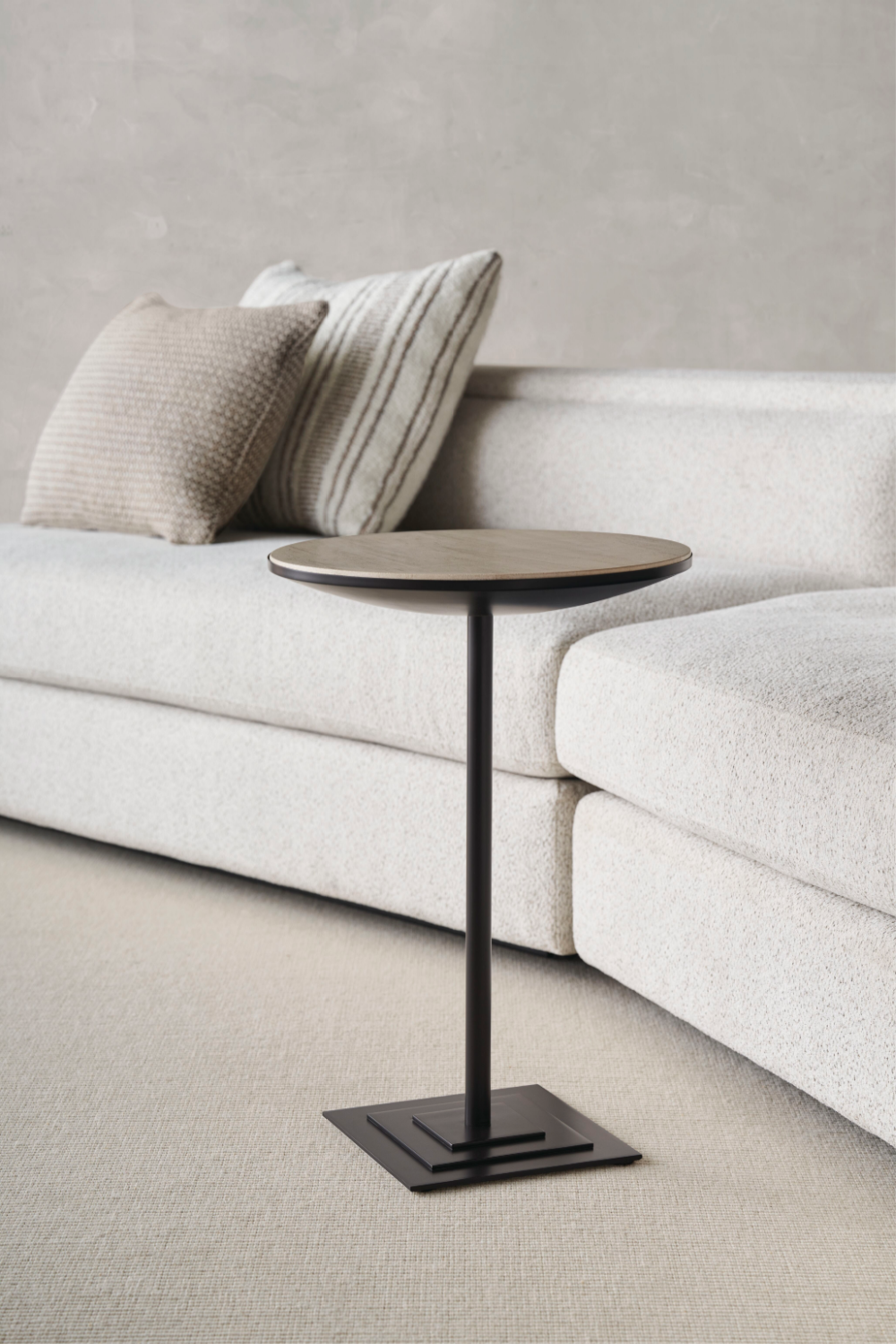 Cream Minimalist Sectional Sofa | Caracole Unity | Oroa.com