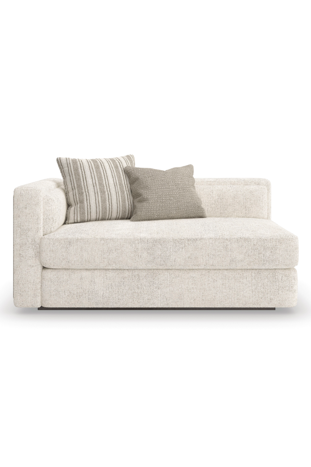 Cream Minimalist Sectional Sofa | Caracole Unity | Oroa.com