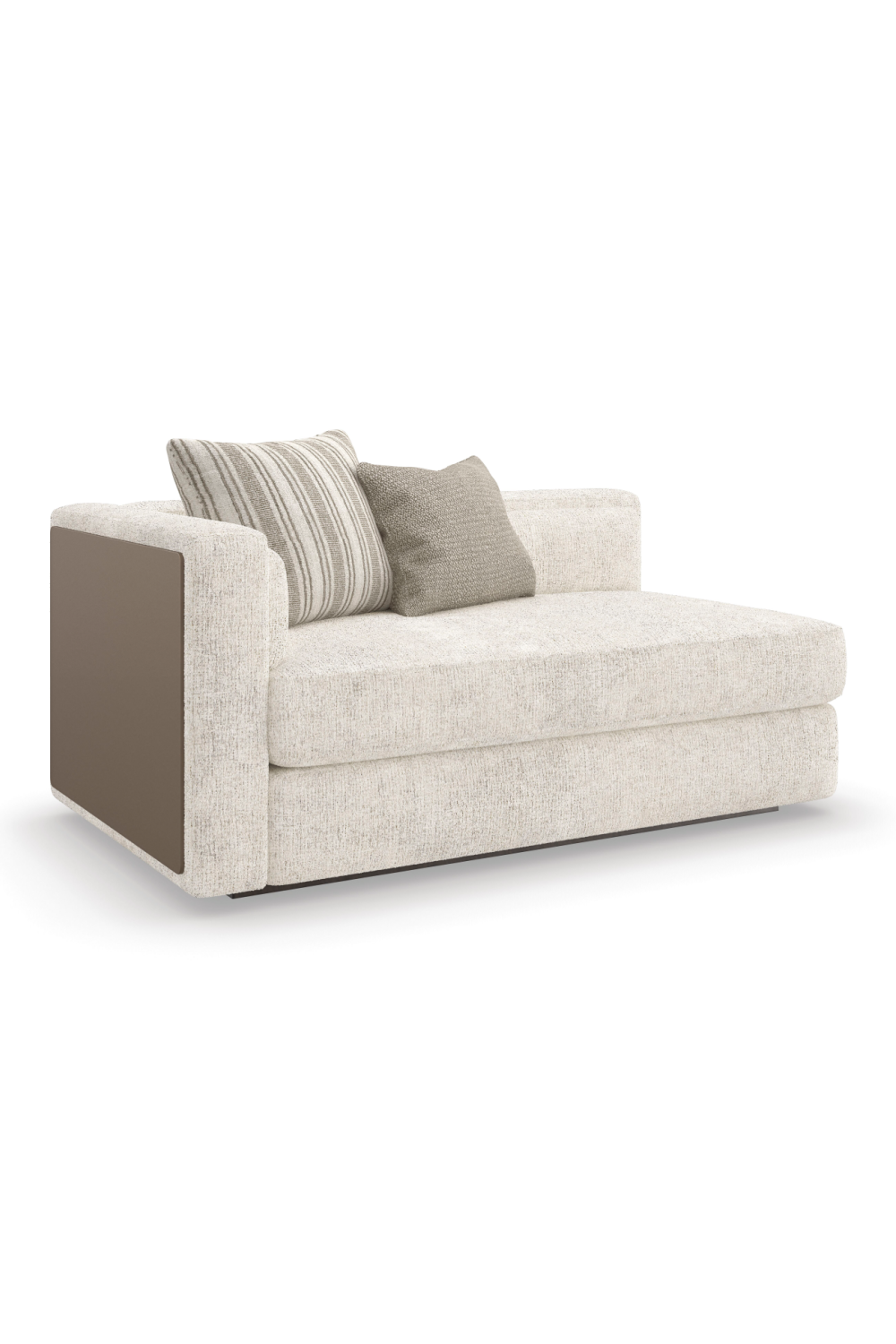 Cream Minimalist Sectional Sofa | Caracole Unity | Oroa.com