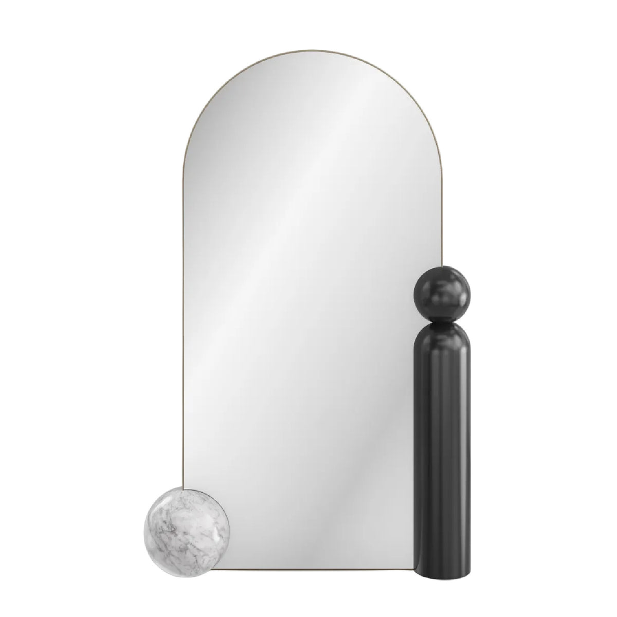 Bronze Framed Floor Mirror | Caracole Balance