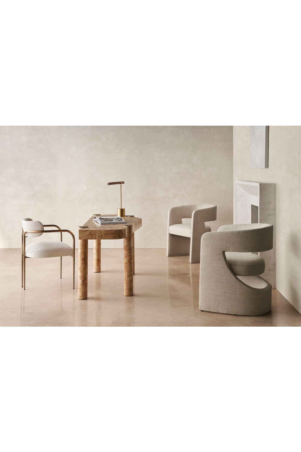 Bronze Framed Dining Chair | Caracole Emphasis | Oroa.com