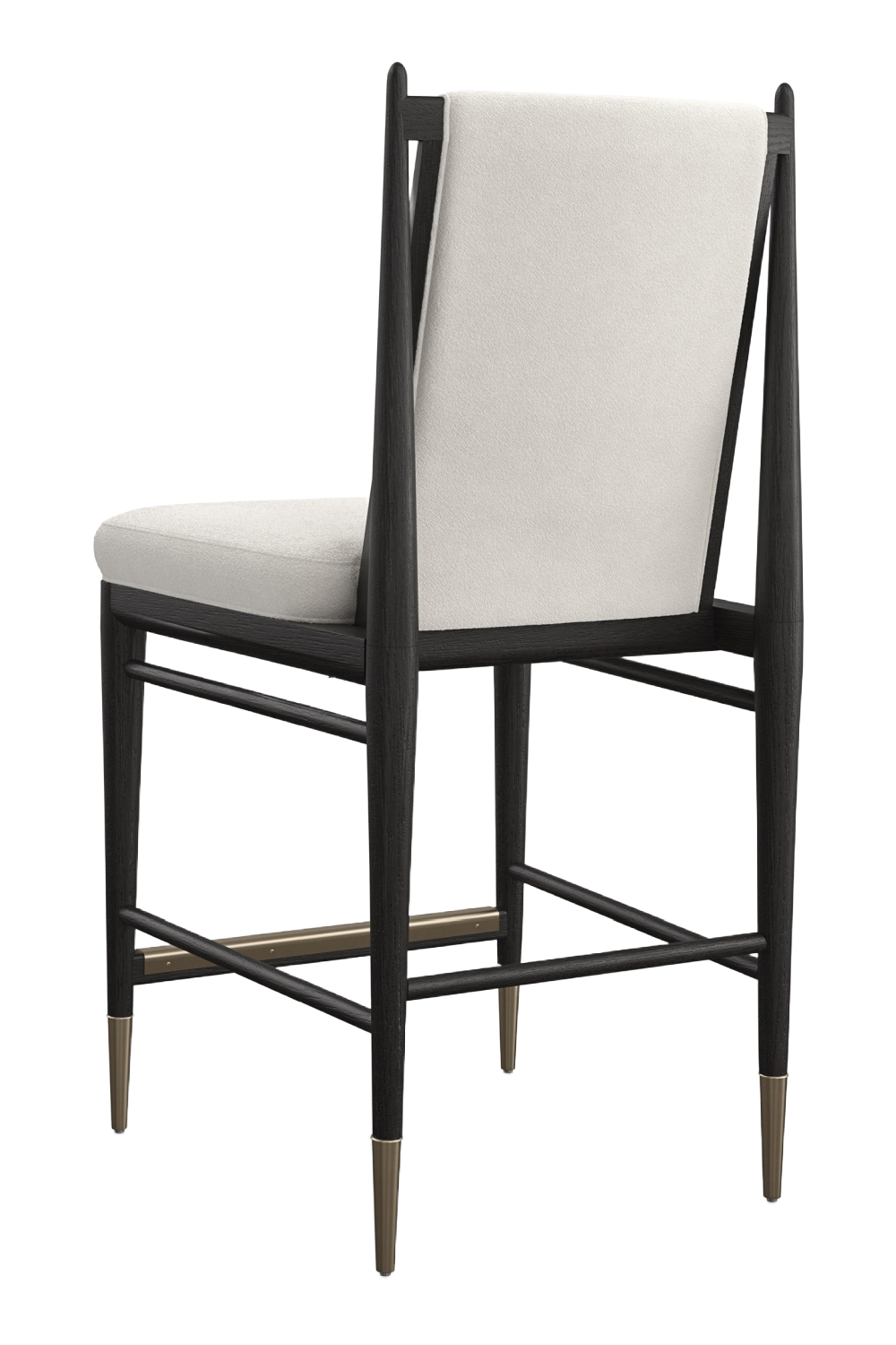 Ivory Bouclé Counter Stool | Caracole Unity | Oroa.com