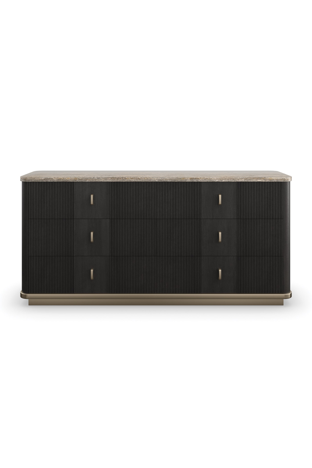 Black Ash 6-Door Dresser | Caracole Rhythm | Oroa.com