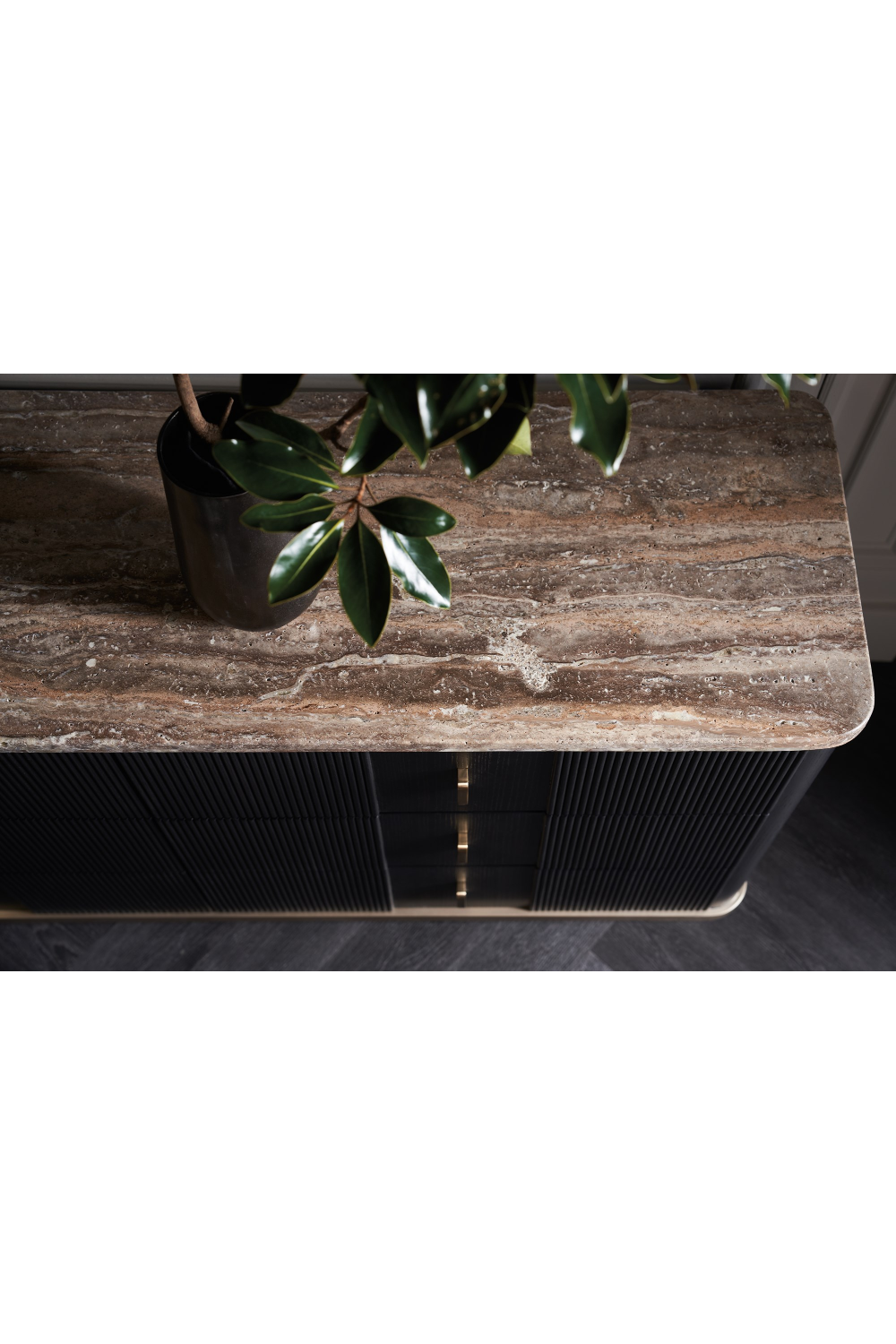 Black Ash 6-Door Dresser | Caracole Rhythm | Oroa.com