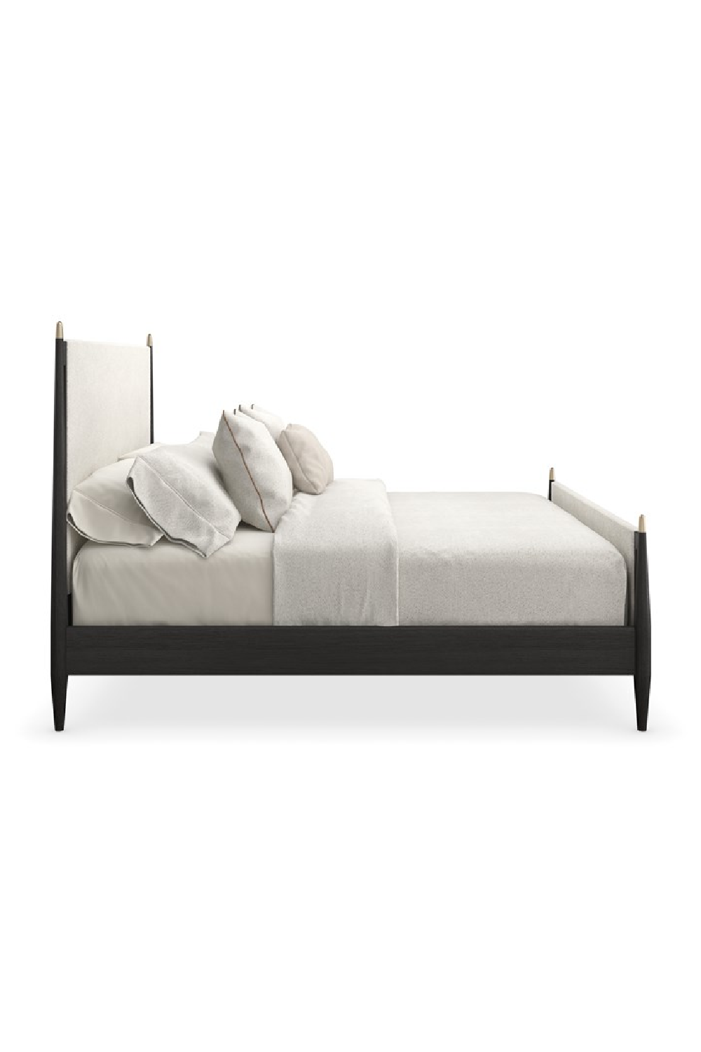 Ivory Bouclé Bed | Oroa.com