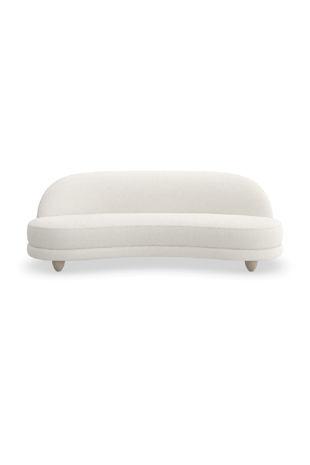 Bouclé Serpentine Sofa | Caracole Tulum | Oroa.com