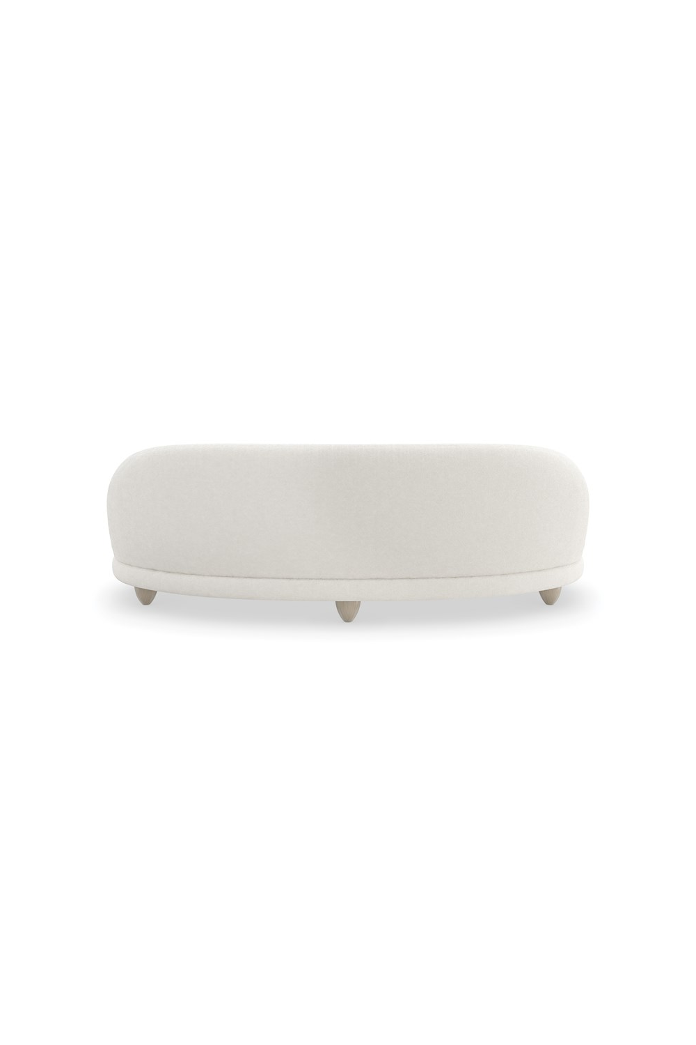 Bouclé Serpentine Sofa | Caracole Tulum | Oroa.com