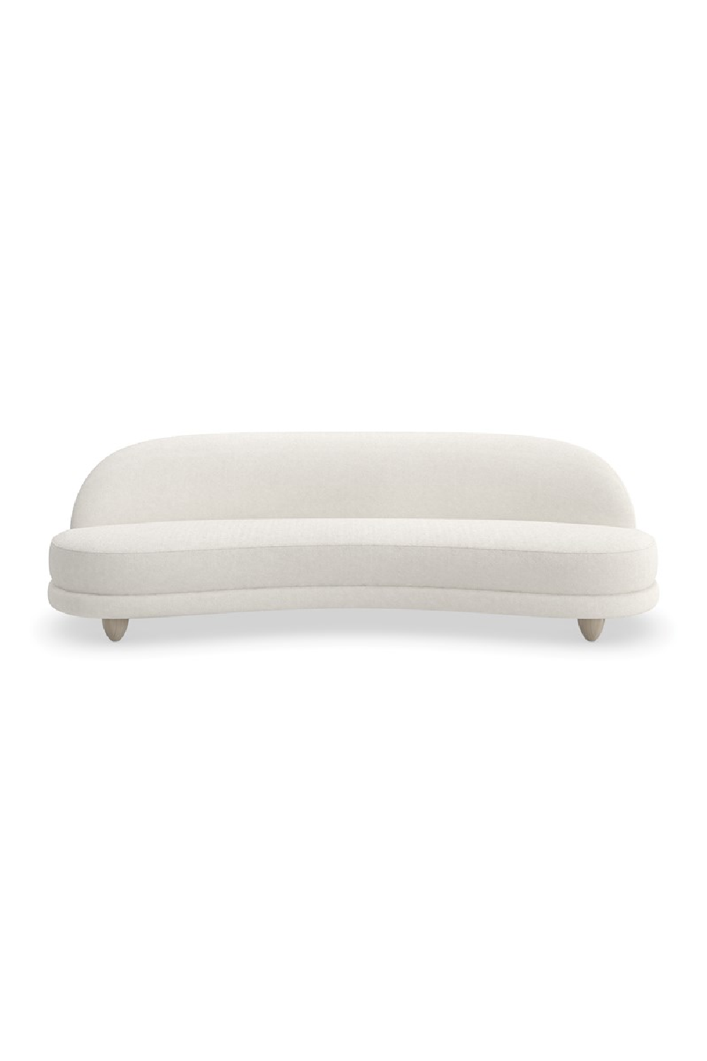 Bouclé Serpentine Sofa | Caracole Tulum | Oroa.com