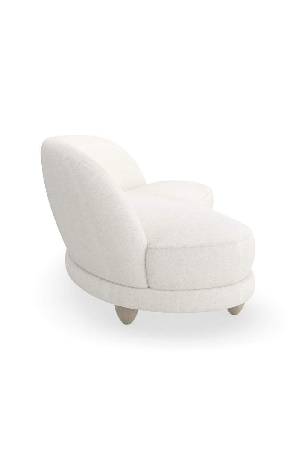Bouclé Serpentine Sofa | Caracole Tulum | Oroa.com