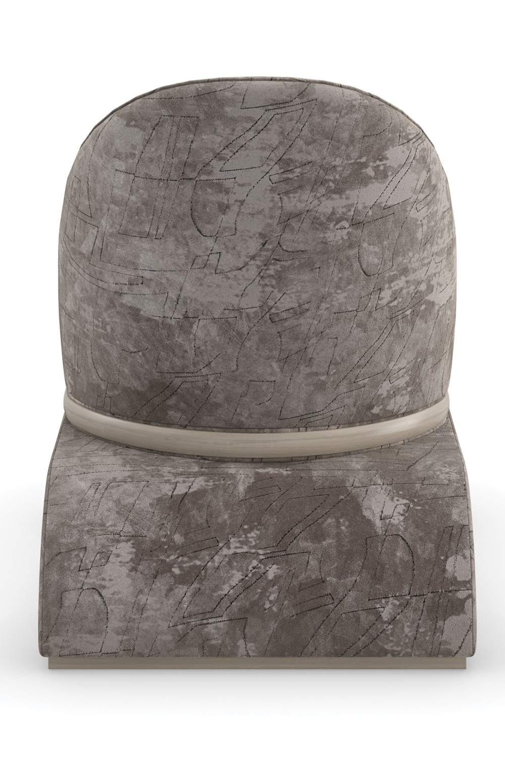 Ball Feet Velvet Accent Chair | Caracole Bora Bora | Oroa.com