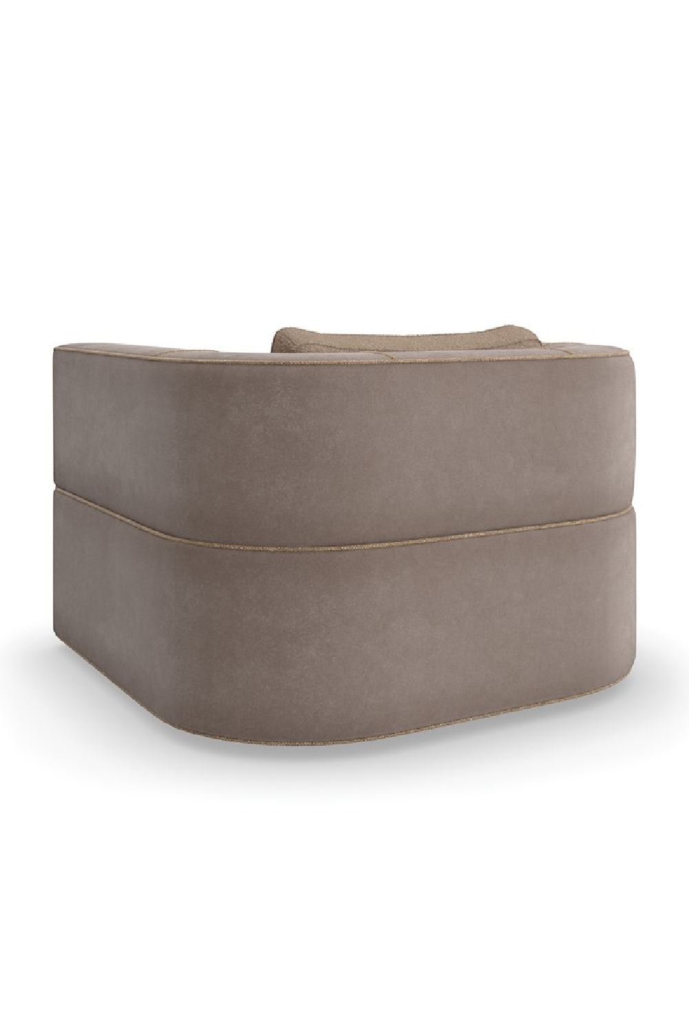 Warm Gray Lounge Chair | Caracole Marbella | Oroa.com