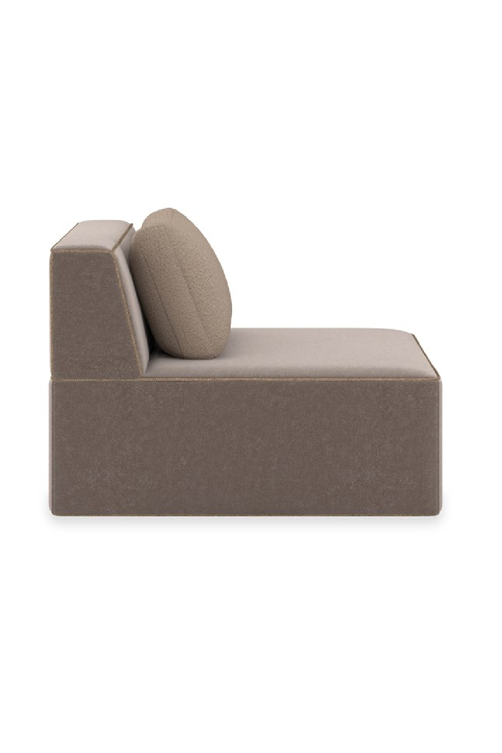 Brown Welted Sectional Sofa | Caracole Marbella | Oroa.com