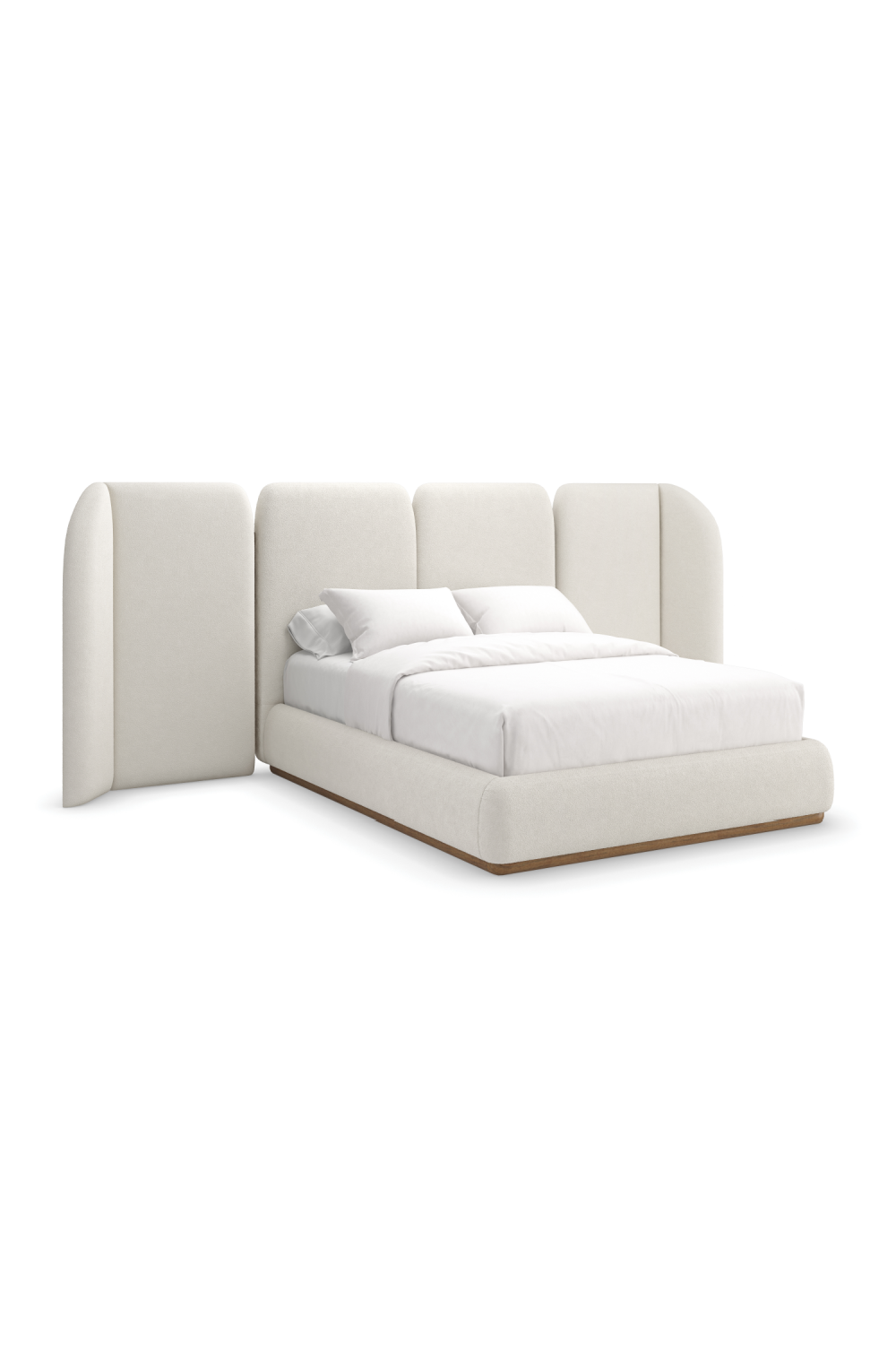 White Upholstered Bed | Caracole Malta | Oroa.com