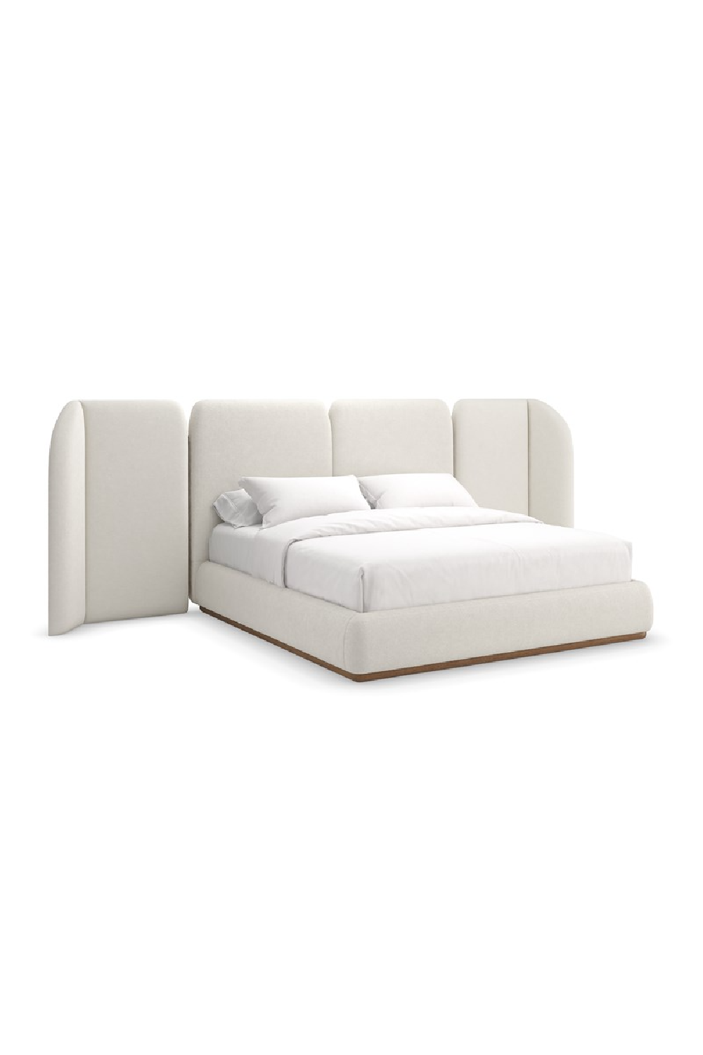 White Upholstered Bed | Caracole Malta | Oroa.com