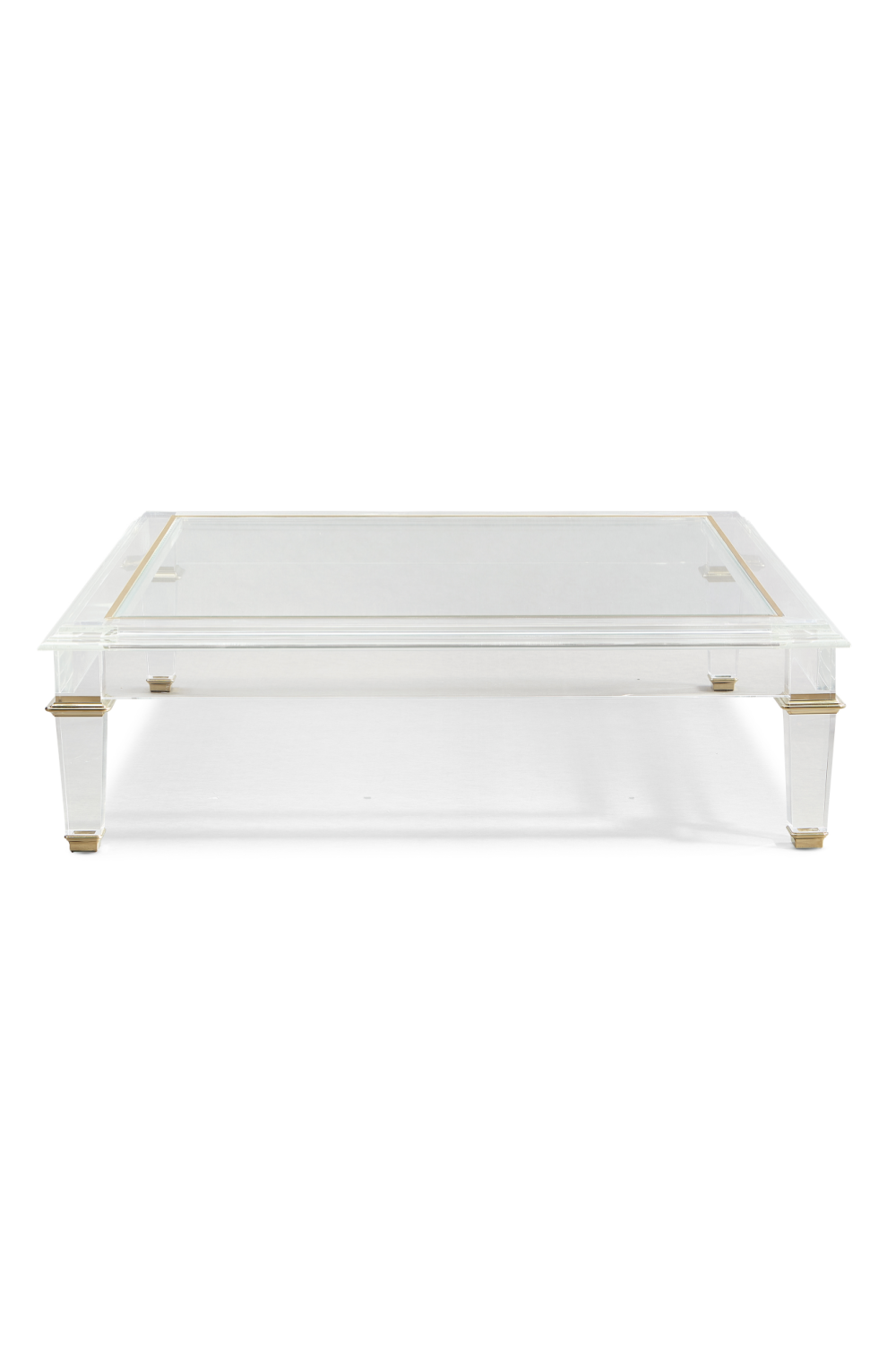 Modern Clear Cocktail Table | Caracole Pierre | Oroa.com