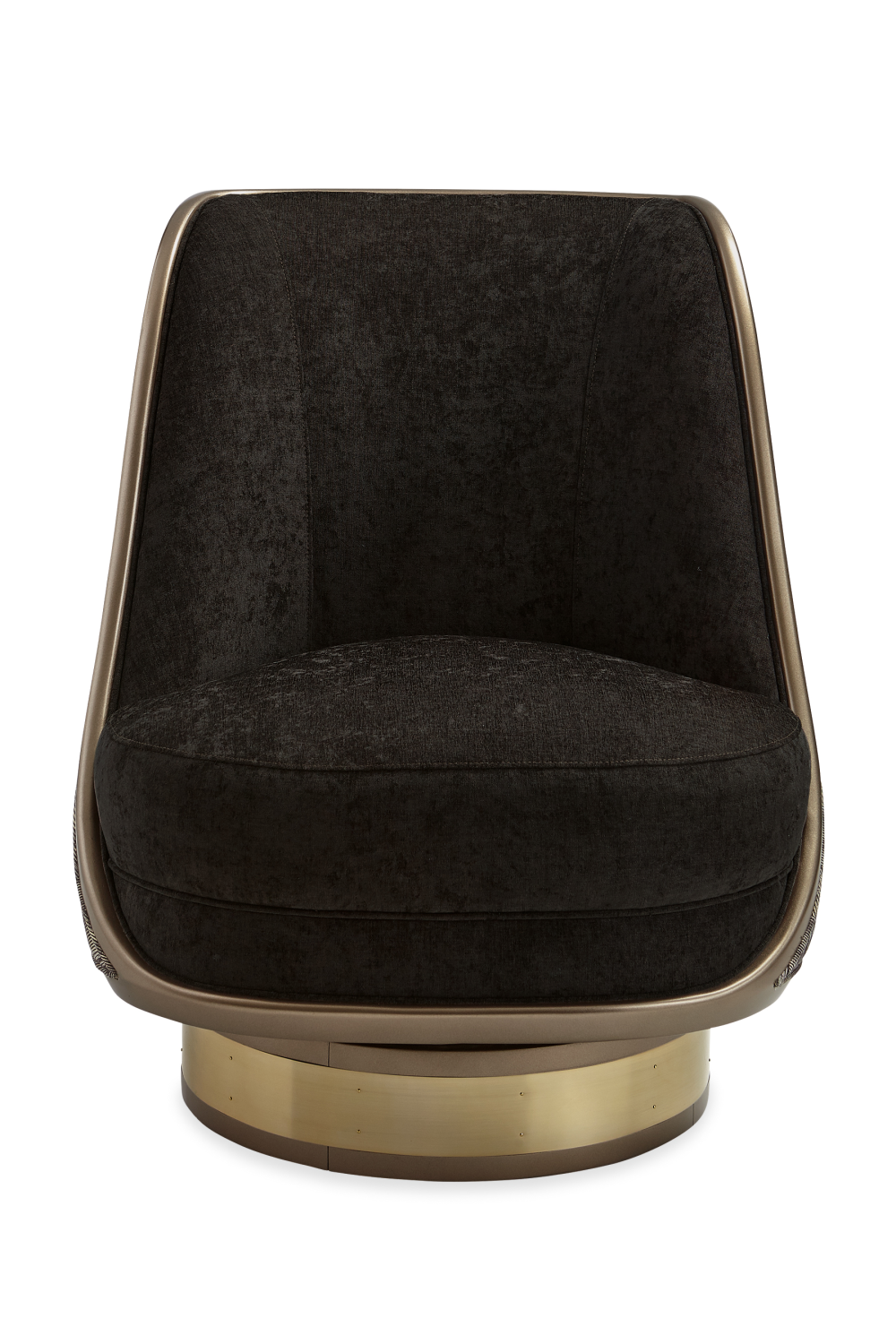 Velvet Back Swivel Chair | Caracole Go For A Spin | Oroa.com