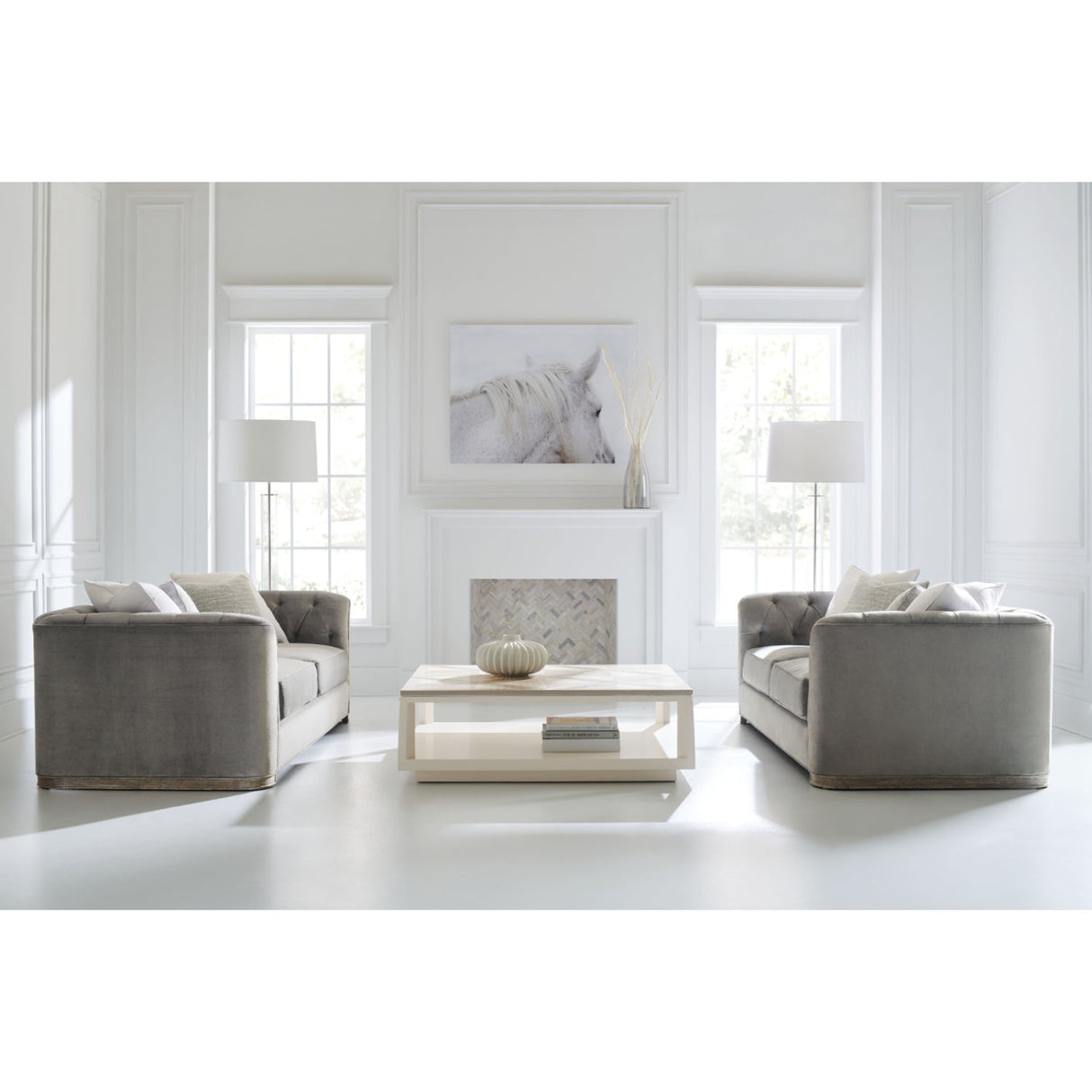 Gray Tufted Sofa – Tuft – alternate view 9