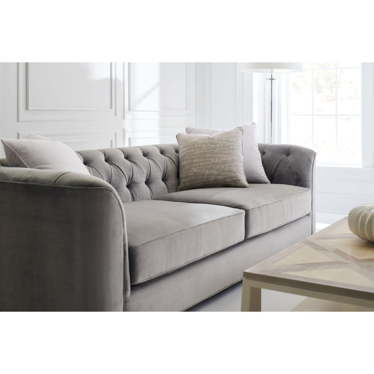 Gray Tufted Sofa – Tuft – alternate view 8