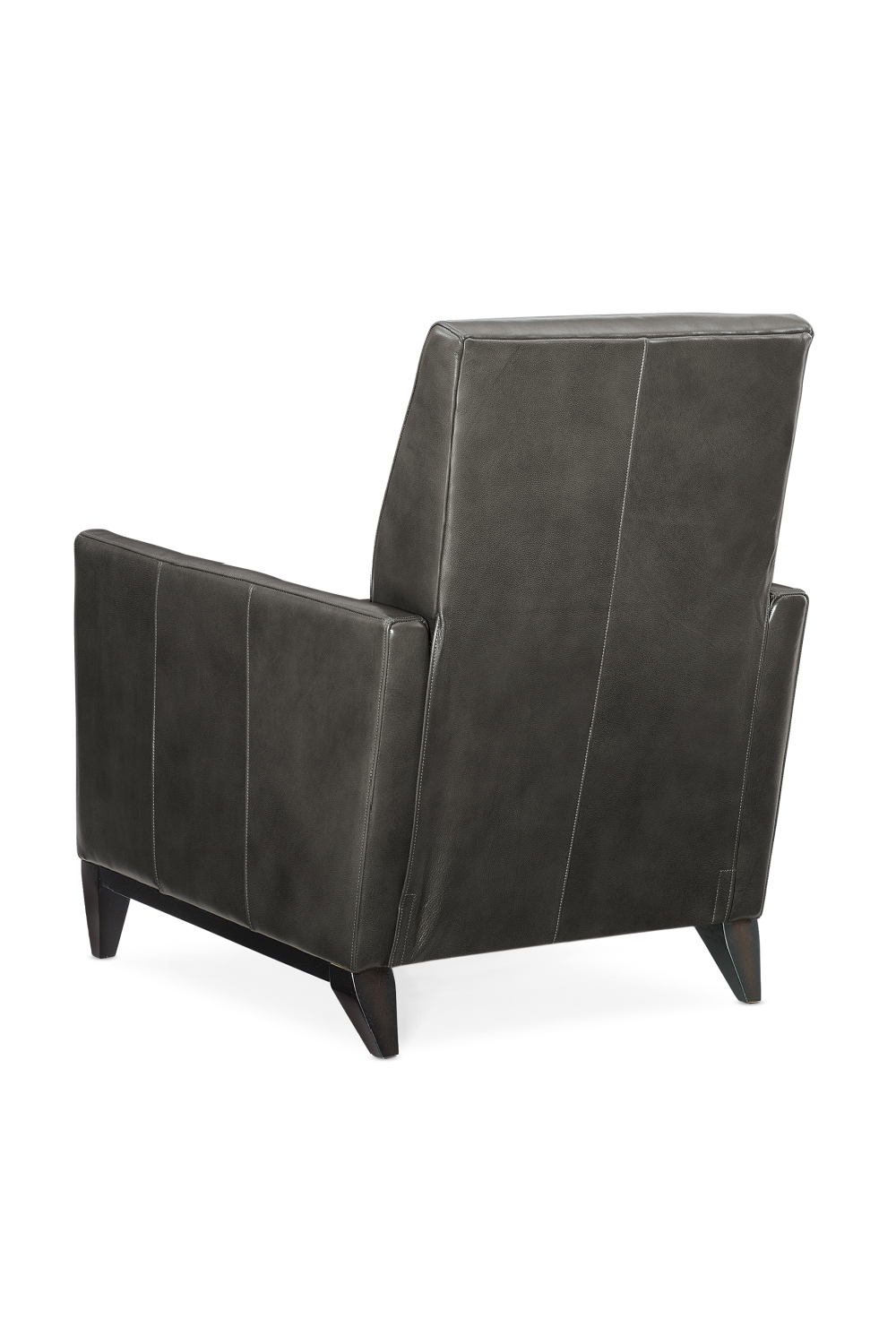 Black Leather Reclining Chair – Lean On Me – rear view