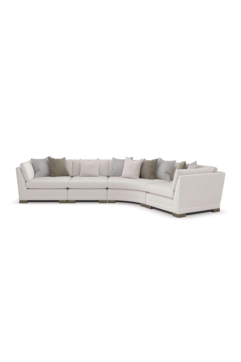 Modern Chenille Modular Sofa | Caracole Deep Retreat | Oroa.com